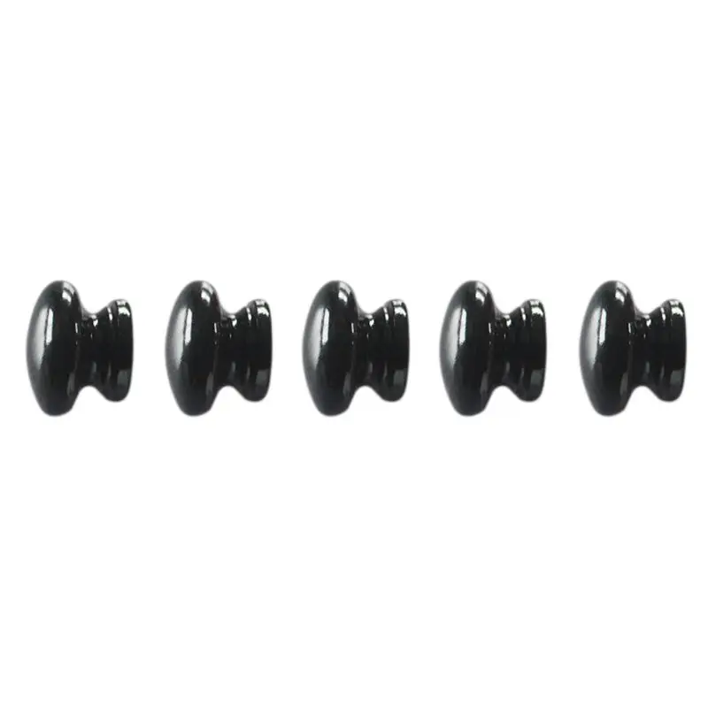 

25pcs Hot Sale Kitchen Cabinet Wood Wooden Pull Button Grab Handle Black 20 * 24 * 20mm Furniture Handle & Knob