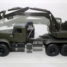 Редкая литая под давлением игрушечная модель 1:43, строительный сверхмощный грузовик, экскаватор для мальчика, подарок, украшение, коллекция