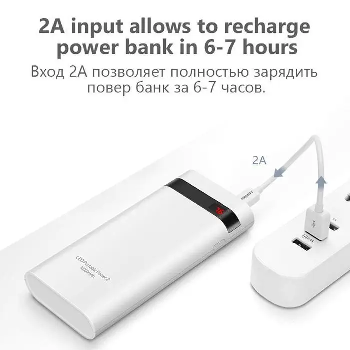 10000 мАч Внешний аккумулятор портативного мобильного телефона внешний аккумулятор 18650 для iPhone samsung Xiao mi huawei mi