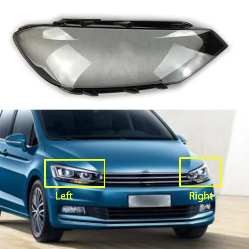 

1pcs For VW Touran L 2016-2018 Headlight Lens Lamp Cover Headlight Cover Lampshade Bright Clear