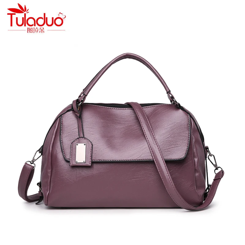 

High Quality PU Leather Women Handbags Fashion Oil Wax Women Crossbody Bags Famous Brands Women Crossbody Bags Mujer Tote Bags