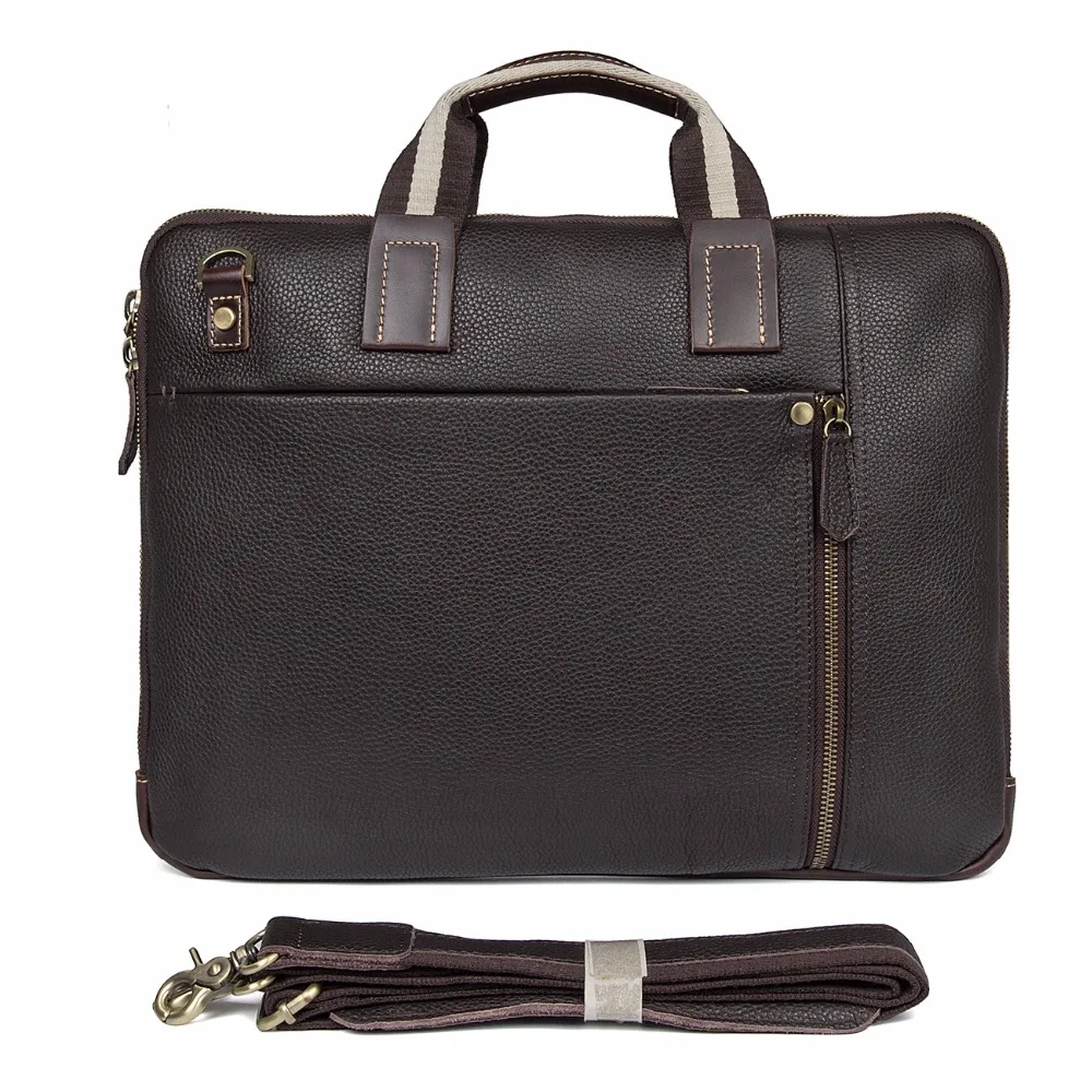 J.M.D Vintage Style Real Leather Hand Briefcase Laptop Bag Men Messenger Bag Classic Cross Body ...