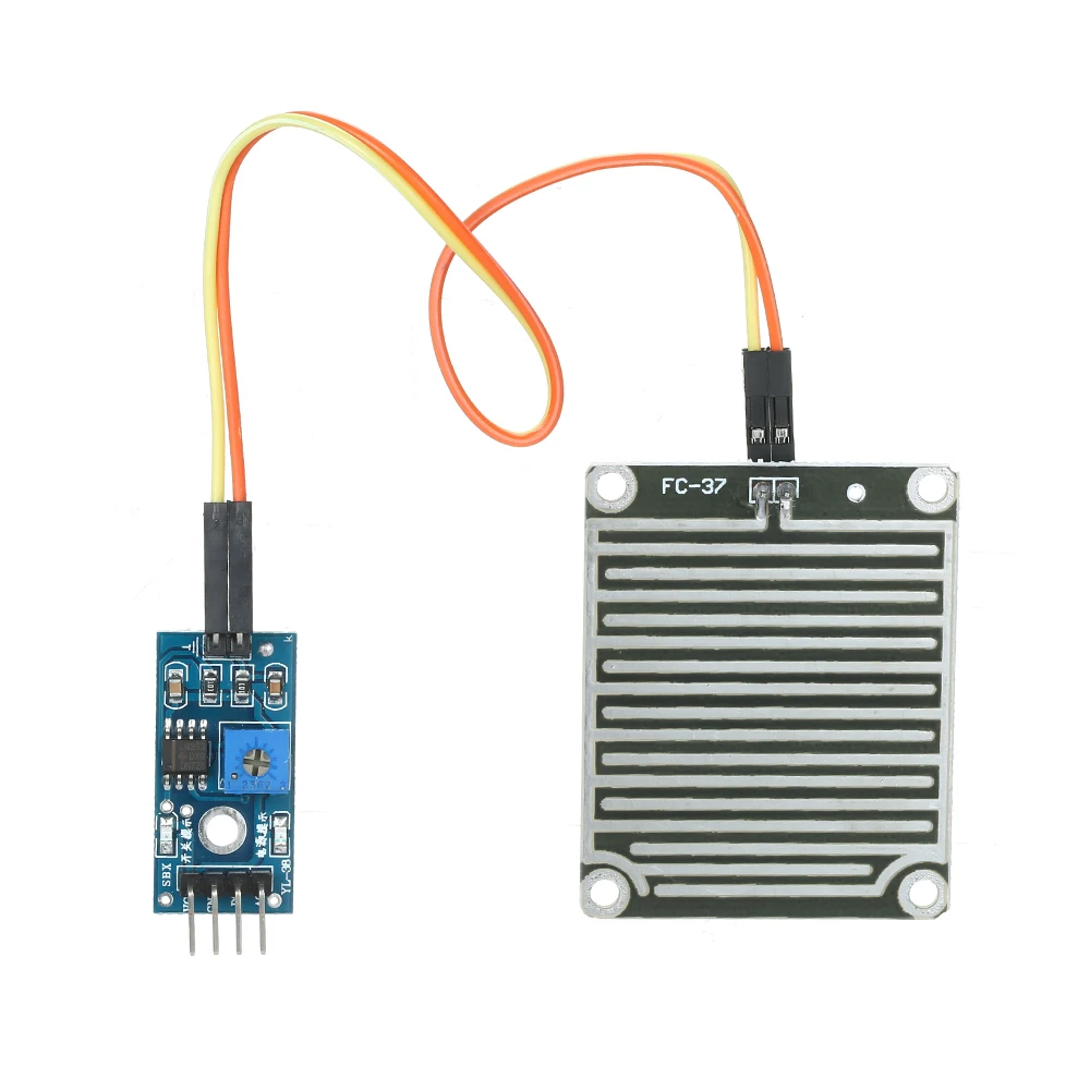 

1pc Snow/Raindrops Detection Sensor Module Rain Drops Sensor Weather Moisture Monitor Sensor For Arduino