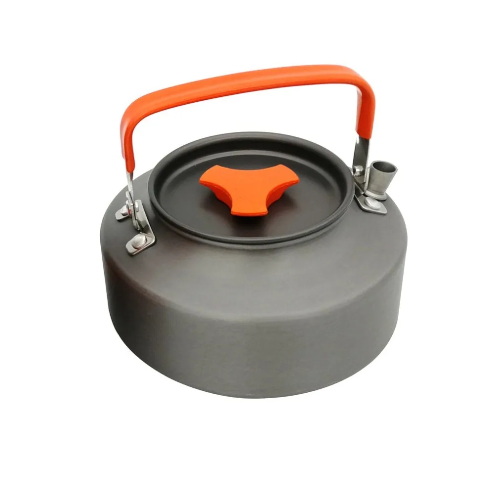 Cookware que acampa al aire libre juego de utensilios de Camping doble cubierta de vidrio cocina vajilla conjunto vajilla viajes senderismo picnic set
