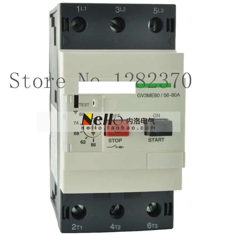 

[ZOB] Original authentic imported motor protection circuit breaker original breaker GV3ME80 / 56-80A