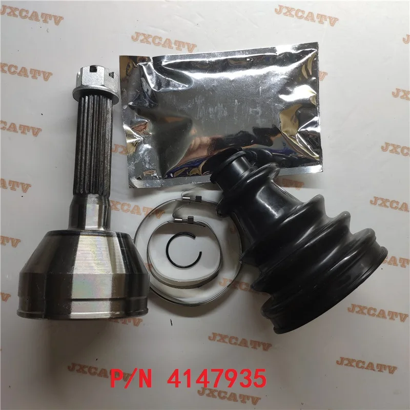 Middle Axle Inner CV Joint /& Boot Kit Pair 2009-2010 Polaris Sportsman 800 6x6