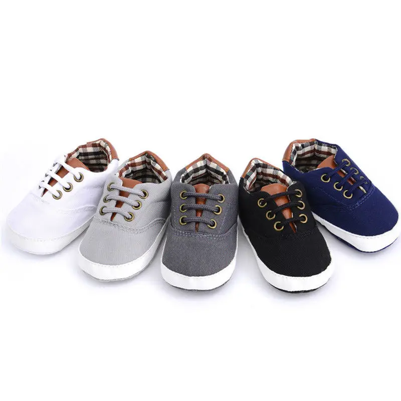 Baby Summer Shoes Newborn Baby Girl Boys Causal Bow Anti-slip Shoes Plaid Patchwork Soft Sole Sneakers Prewalker 0-18M