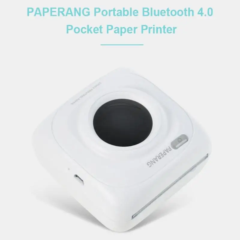 PAPERANG P1 Мини Bluetooth 4,0 Термальность фотопринтер Карманный Беспроводной Соединение 5V Micro USB