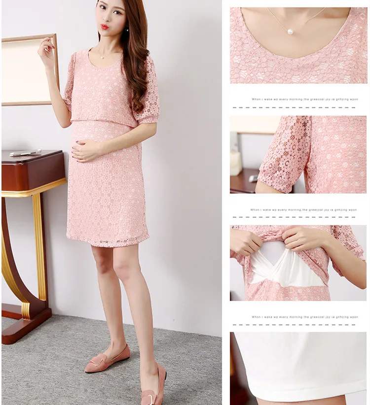 breastfeeding maternity dress (5)