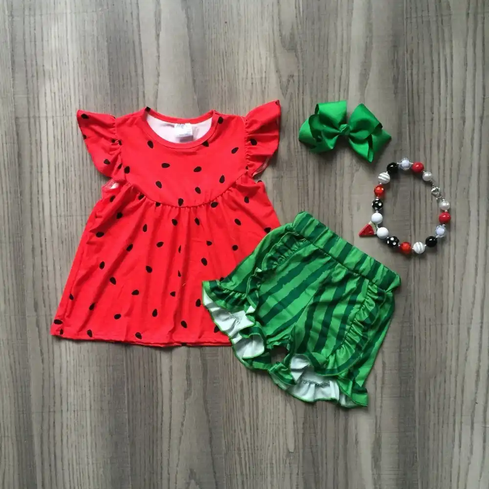 赤ちゃん子供女の子赤スイカ服フルーツ女の子の夏のブティック服アクセサリー Clothing Sets Aliexpress 赤ちゃん子供女の子赤スイカ服フルーツ女の子の夏のブティック服アクセサリー Clothing Sets Aliexpress