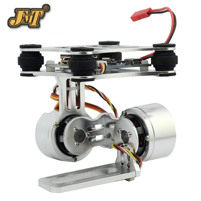 JMT Aluminum 2 axis Gimbal Camera Mount PTZ Steady with Brushless Motor Controller for Phantom DIY