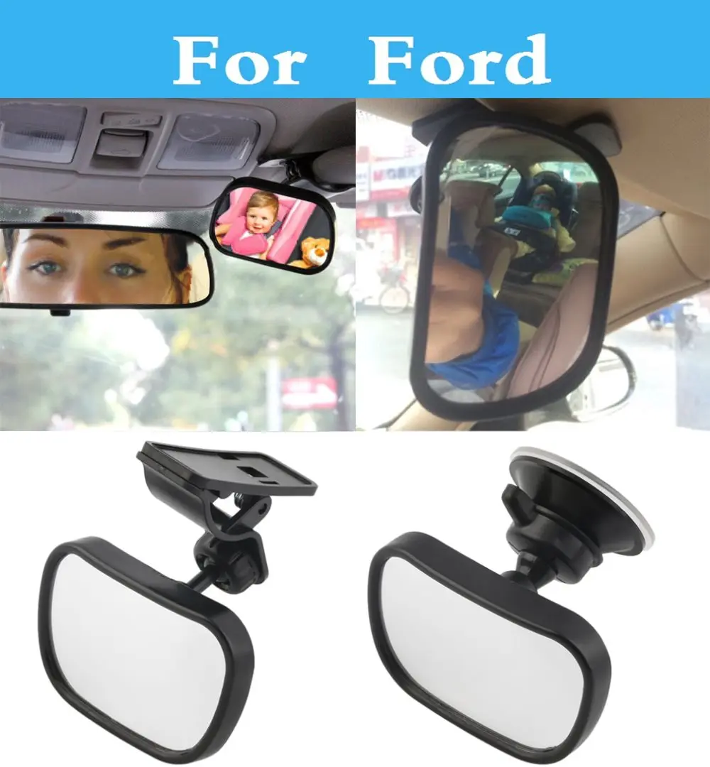 

Car Rear Seat View Mirror Baby Child Safety Clip Sucker For Ford Fiesta ST Five Hundred Flex Focus RS Focus ST Freestyle