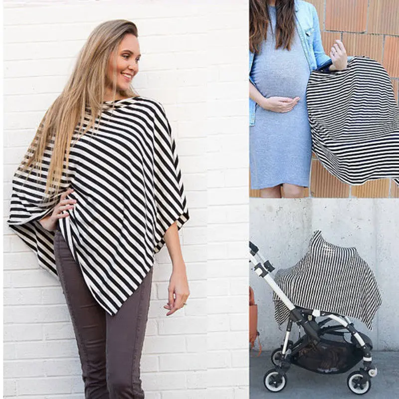 2in1 Nursing Scarf Cover Up Apron for Breastfeeding & Baby Car Seat
