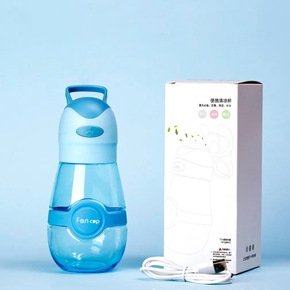 Buy Water Bottle Fan cup 400ML USB Rechargeable Leak