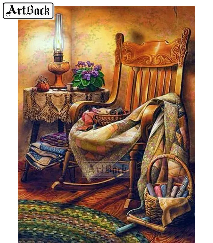 

New 5d diy diamond painting room picture mosaic full square drill diamond embroidery set rhinestone decoration gift