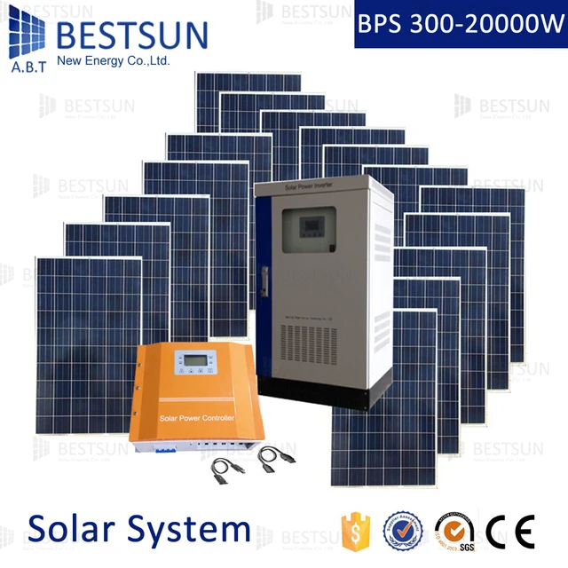 20kva 20kw 20000wOn Grid solar system for home/off grid solar system