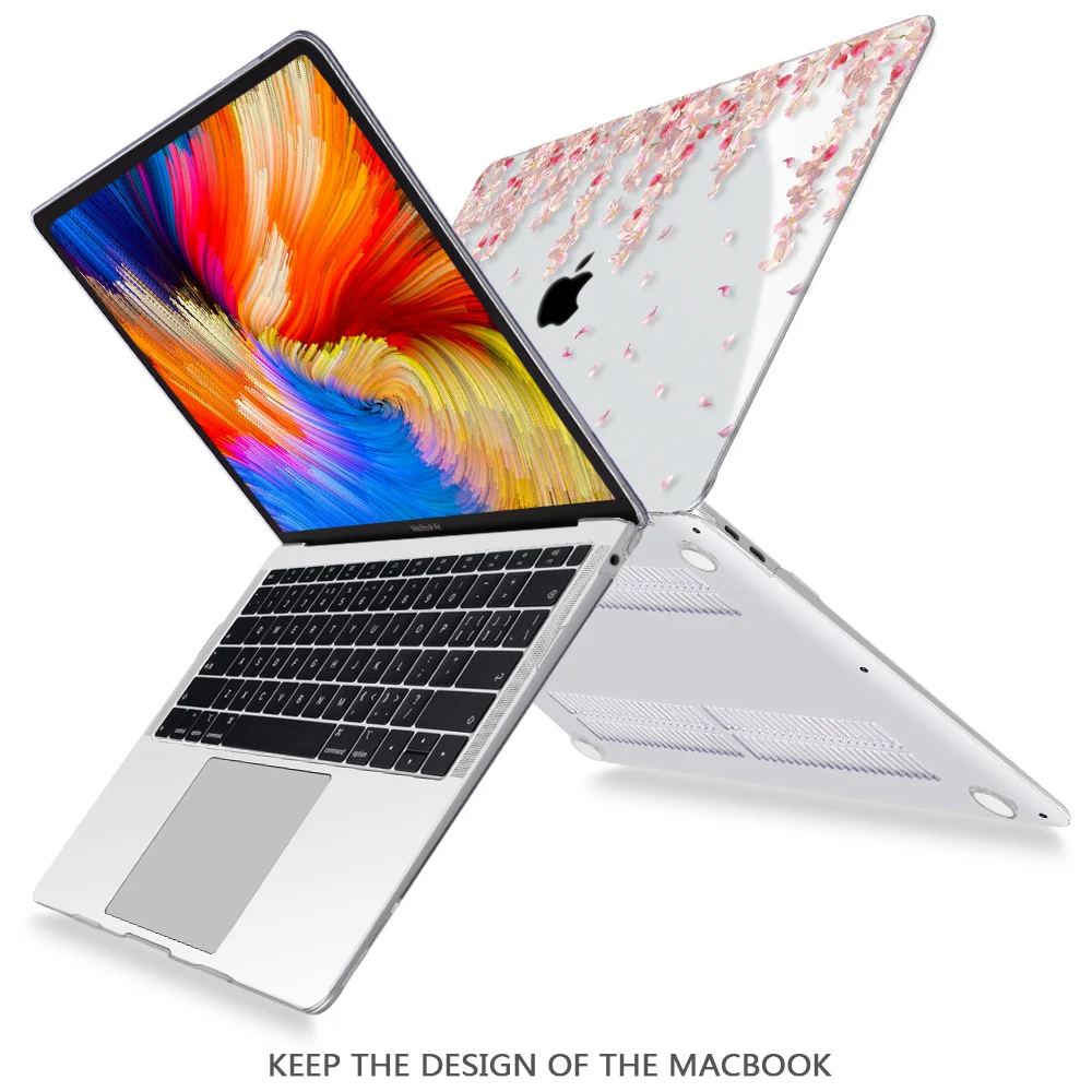 Flores de Cristal Case para Macbook Redlai Polegada A2179 A2337 2021 Pro Retina 15 16 Barra Toque A2141 A2338 A2251 Capa Air 13 A1932 - Imagem 2