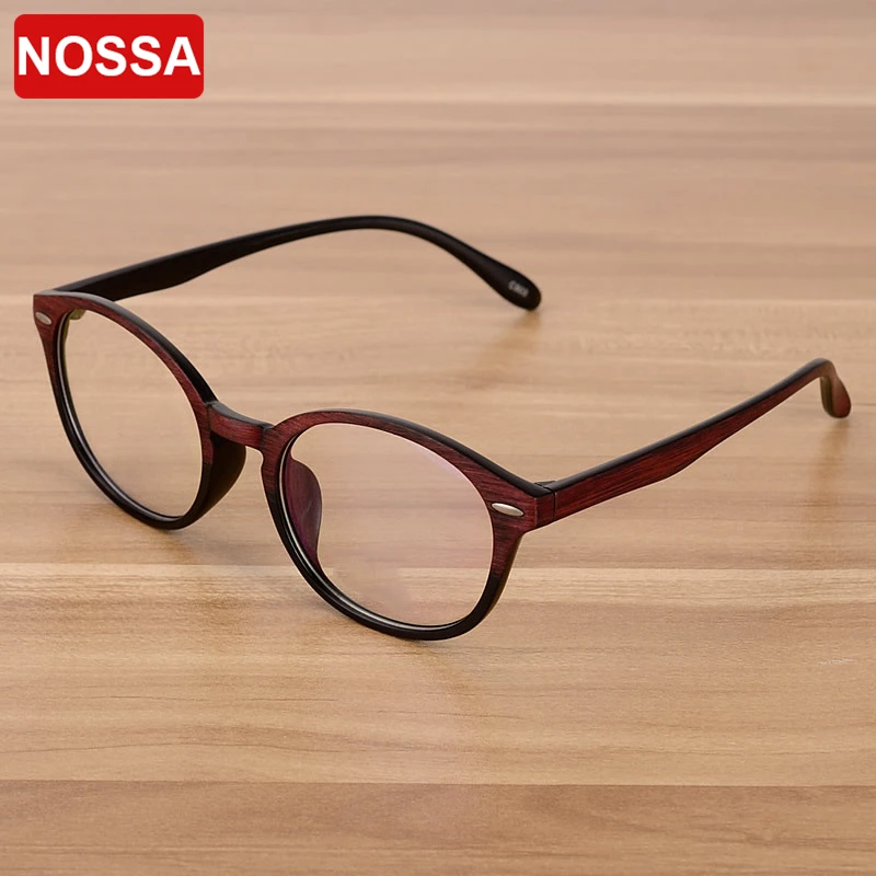 

NOSSA Vintage Round Women Men Glasses Frame Male Female Retro Points Eyeglasses Frames Prescription Eyewear Frame Goggles