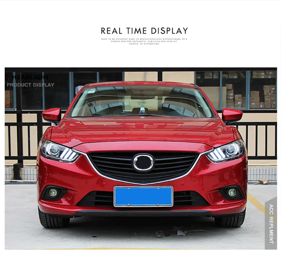 2 шт. светодиодный фары для Mazda 6- светодиодный автомобильный фонарь ангельские глазки ксенон HID комплект Противотуманные фары светодиодный дневные ходовые огни