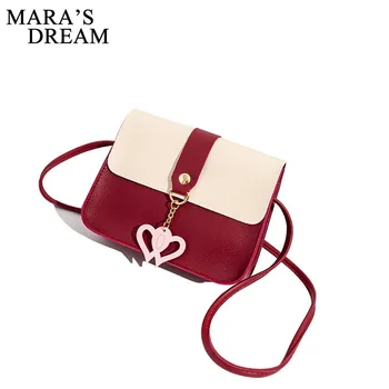 

Mara's Dream Women Bag 2018 Women Messenger Bags Tassel Heart Fashion Lady Crossbody Mini Bag Women Shoulder Bags Sac a Main
