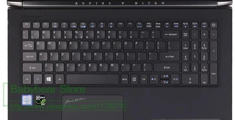 15.6 inch Silicone Keyboard Protector Cover Skin for Acer Aspire V5 591G E5 772G VN7 592 TMTX50