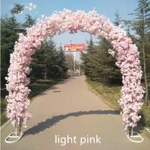 Wedding Site Layout Mall opening Arches Sets Event Decoration Supplies (Arch shelf+Cherry blossoms) Free Shipping
