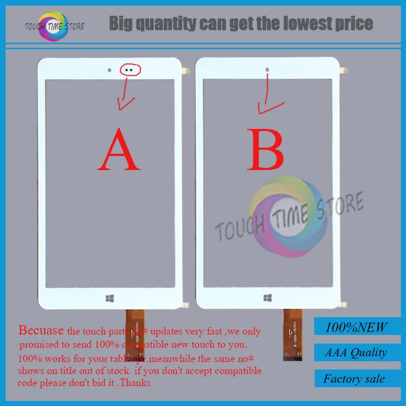 Nuovo Per 8 "Chuwi Hi8 Dual Os Tablet Windows Pannello Touch Screen Digitalizzatore Sensore Di Vetro Chuwi Hi8Pro