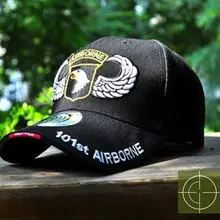 Армейская 101-я Воздушная дивизия США тактическая вышитая Бейсболка Шляпа