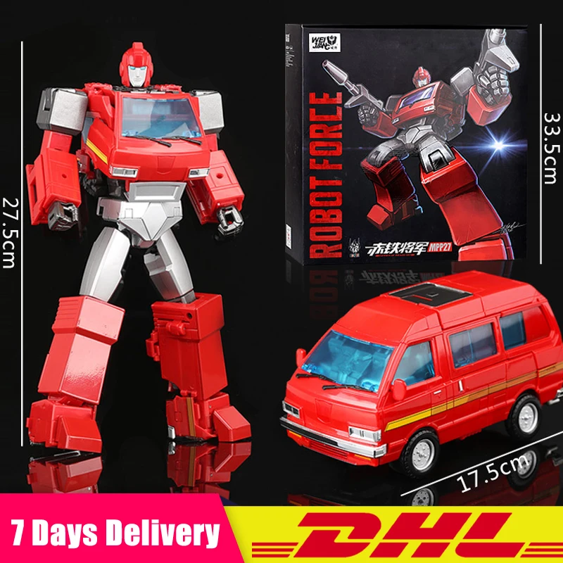 

WJ WeiJiang DHL Transformation Ironhide Oversize MPP27 TF 5 Alloy Metal Enlarge MP27 Leader Action Figure Robot Collection Toys