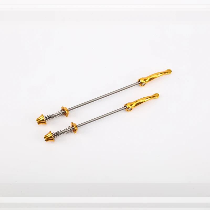 Titanium Alloy Mountain Bicycle Skewers, Quick Release, Front Rear, QR, Lever Set, Hub Parts, Qt04, 1Pair, New