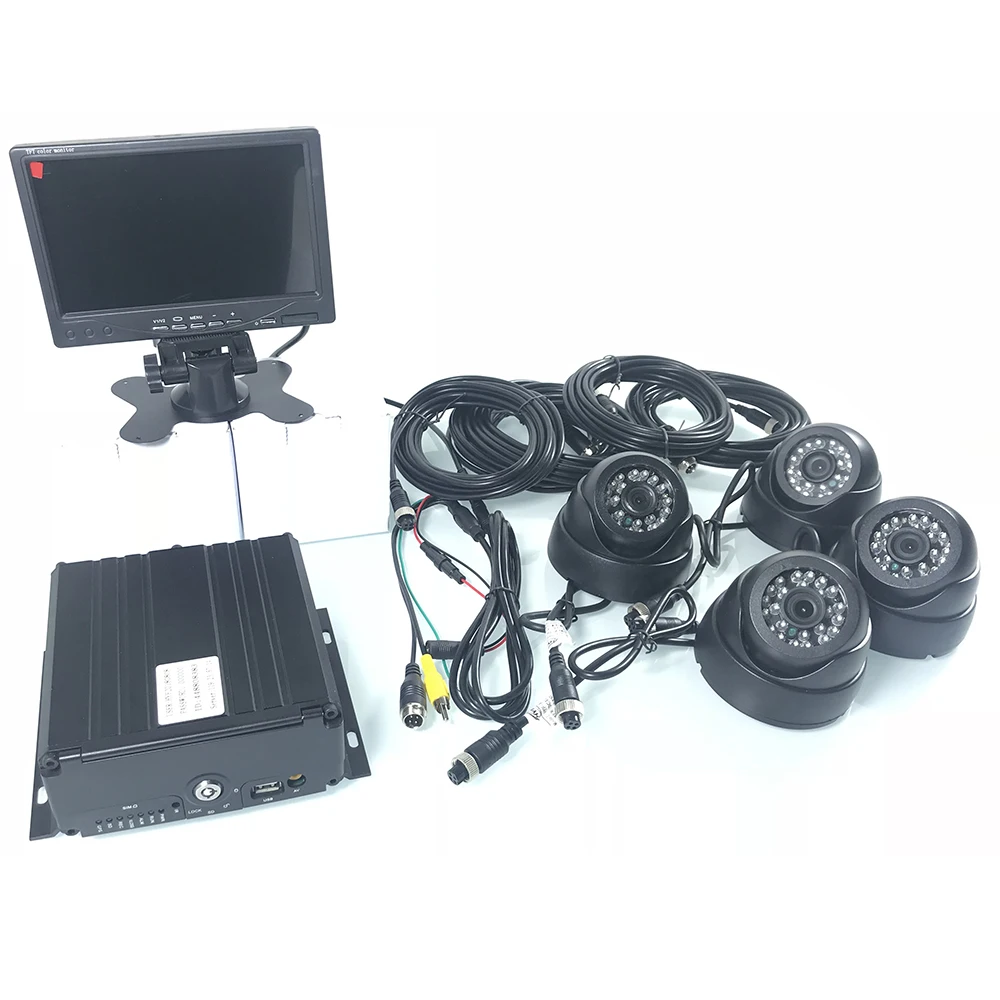  Rimorchio/Carrello Elevatore/Ingegneria Bus Monitoraggio Suite di Audio e Video HD 4-Canali di Moni