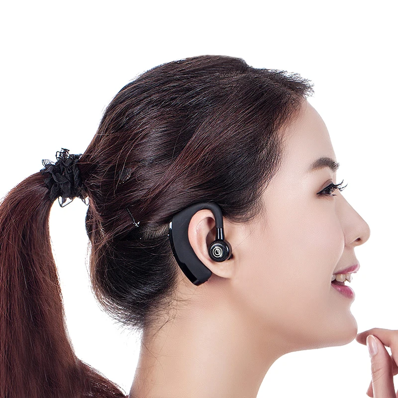 V9 Bluetooth Wireless Headset Voice Control Music Sports Handsfree Earphone Bluetooth Headset Headphones Noise Cancelling Heads