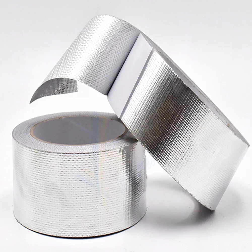 

Strong Aluminium Self Adhesive Foil Tape Roll Foil Tape For Car Exhaust Repair Panel Mayitr Hot Selling 120mmx25m