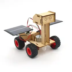 Солнечный автомобиль wali робот производитель образование ручной сборки Игрушка модель подарок diy