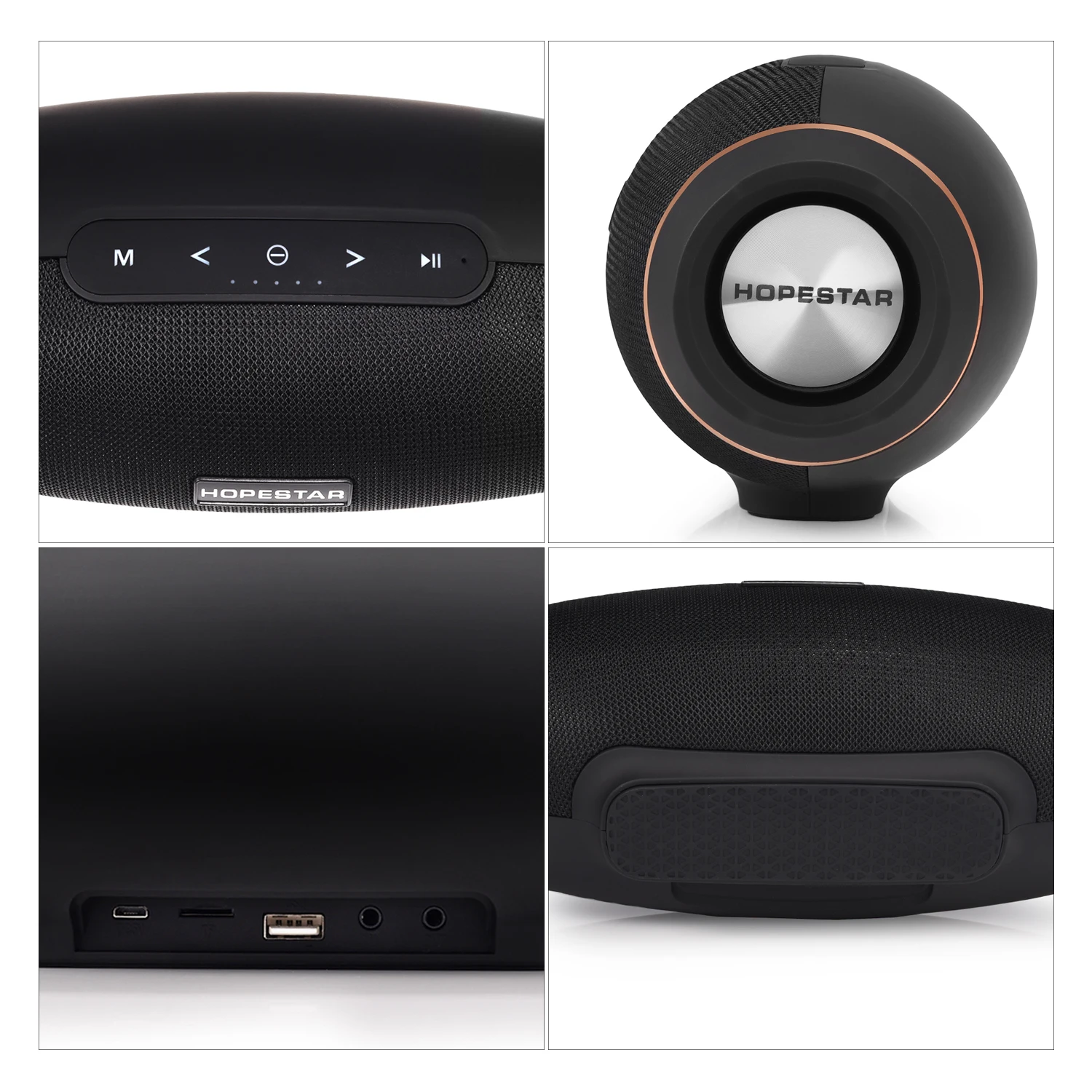  HOPESTAR H20 Portable Wireless Bluetooth Speaker 30W Life Waterproof Outdoor Speakers Bass Effect M