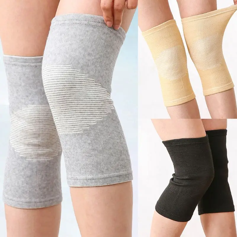 Unisex Knee Support Sleeves Bamboo Charcoal Fabric Sports Compression Warm Brace Anti-Slip Wrap Pads Joint Pain Injury Recovery |