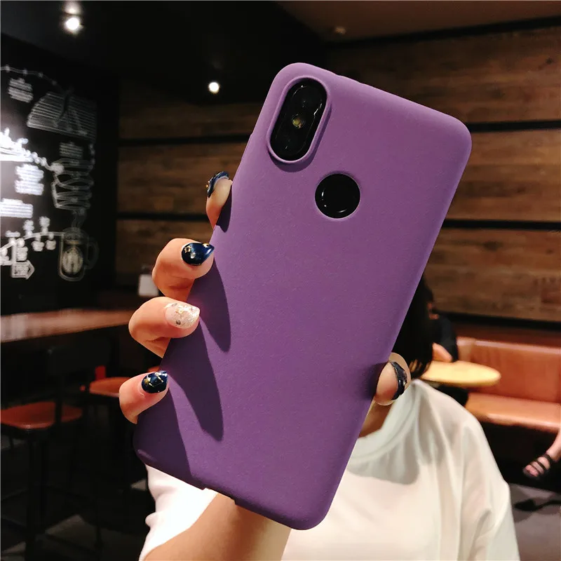 Slim Frosted Sand Texture TPU Case For XiaoMi 8 F1 5X 6X A1 A2 5C 4 4C 5s Plus Note 2 Max 3 MIX Cover Matte Phone Cases Fundas |
