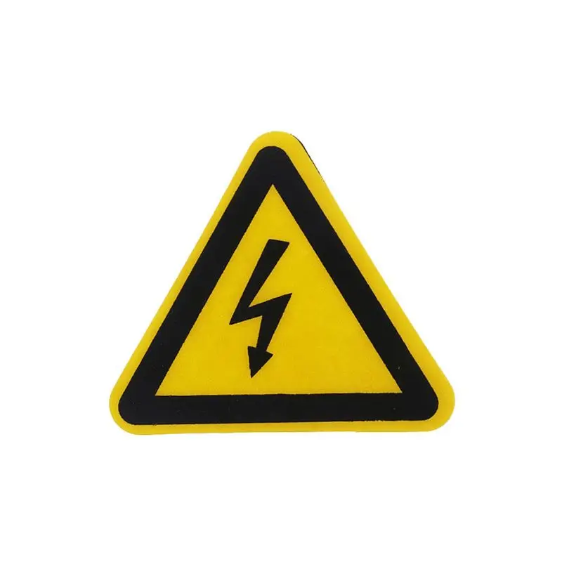 Warning Sticker Adhesive Labels Electrical Shock Hazard Danger Notice Safety 25mm 50mm 100cm PVC Waterproof