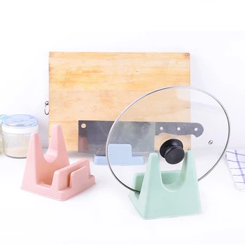 

Home Cutting Board Rack Multi-purpose Plastic Kitchen Pot Pan Lid Cover Holder Storage Organizer