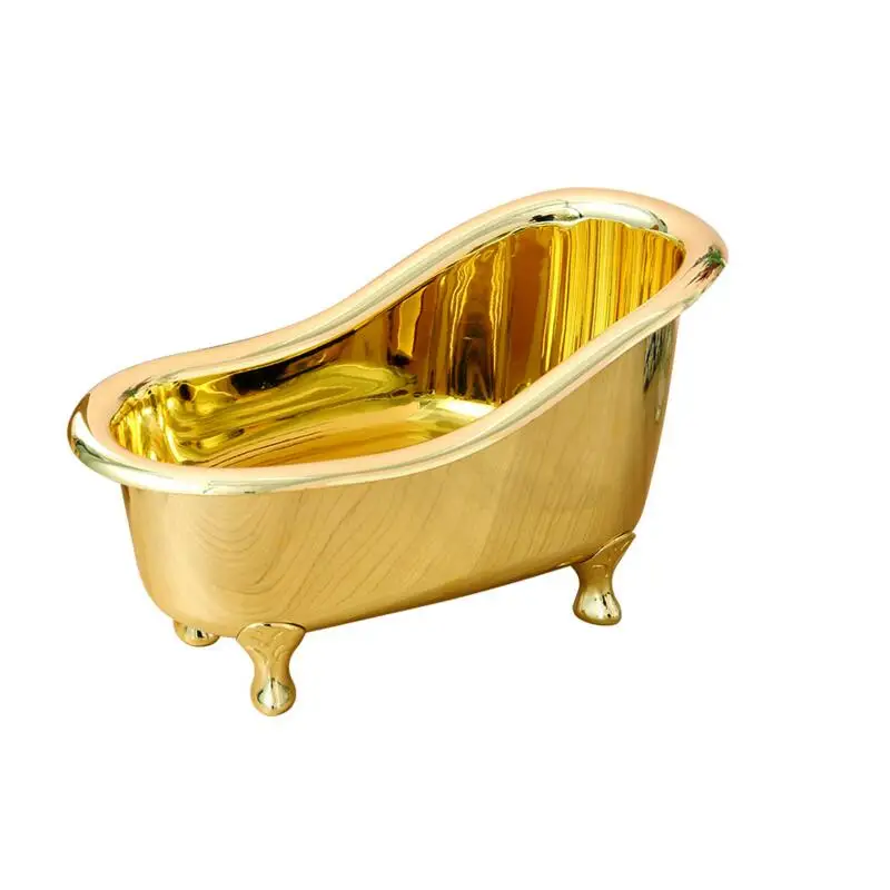 Soap storage box Gold bathroom accessories Mini bathtub Storage Box Toothpaste toothbrush storage box Soap storage box D5 Soap storage box Gold bathroom accessories Mini bathtub Storage Box Toothpaste toothbrush storage box Soap storage box D5