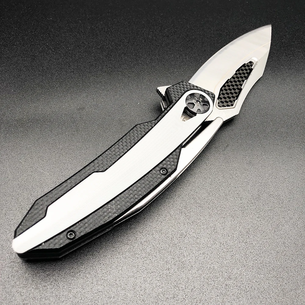 Тактический складной нож BMT ZT 0999 ZT0999 D2 из стали+ углеродного волокна, карманный нож с ЧПУ, походные охотничьи ножи для повседневного использования