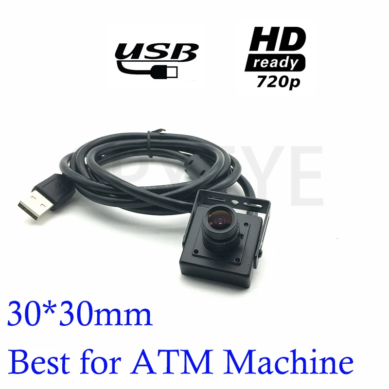Промышленное оборудование 30*30 мм миниатюрная камера размера 720P Hd Usb объектив 2 8 H62