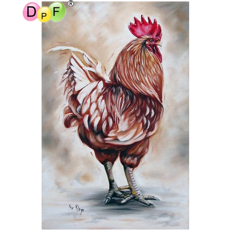 

DPF DIY Big cock 5D diamond mosaic full square wall painting diamond embroidery crafts diamond painting cross stitch home decor