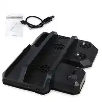 For PS4 Pro &PS4 Slim &PS4 Multifunctional Vertical Cooling Stand,PS Move& PS4 Controller Charger Station & PS VR Showcase Stand