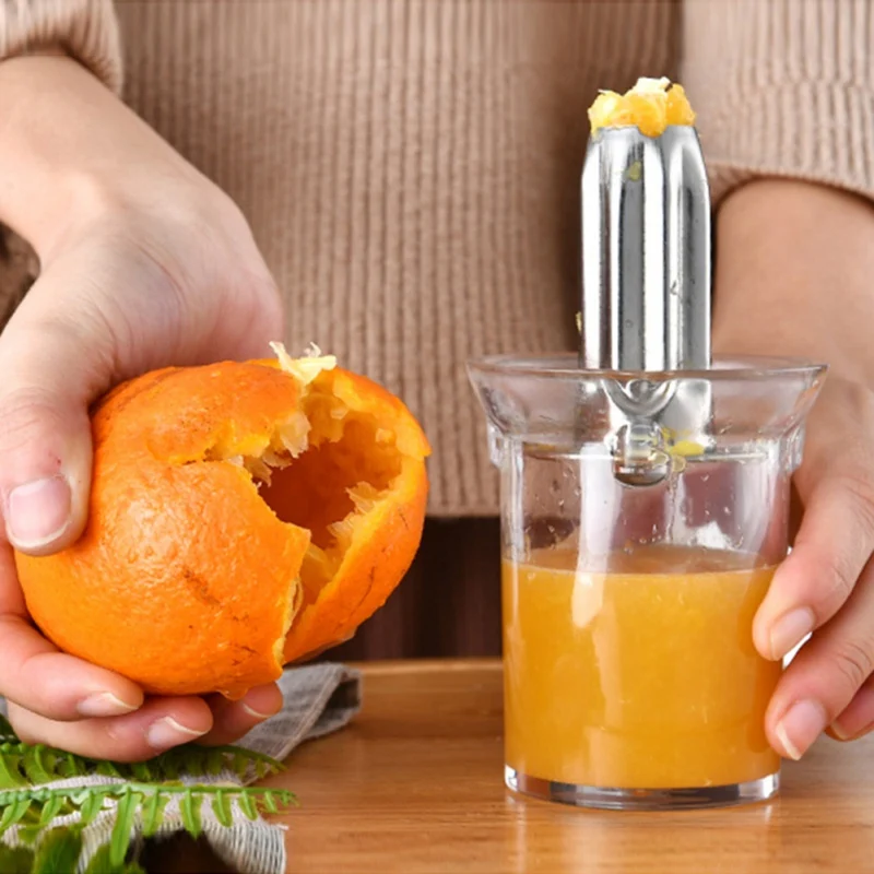 Переносной блендер без нарезания оранжевый лимон ручная соковыжималка фруктовые съемные соковыжималки кухонные приспособления ручное питание процессоры