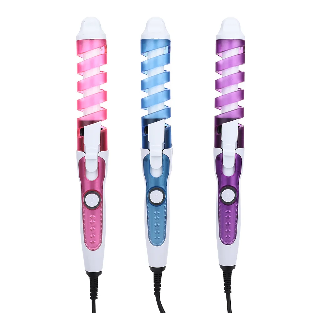 

Portable Hair Curler Roller Spiral Curling Iron Salon Electric Hair Curler Beauty Curling Wand Professional Hair Styler Beauty