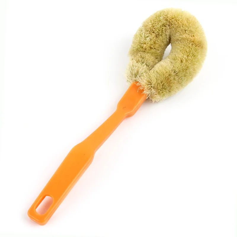 Hemp fiber non stick skillet oil degreasing dishwashing brush Xiguo kitchen backboardin