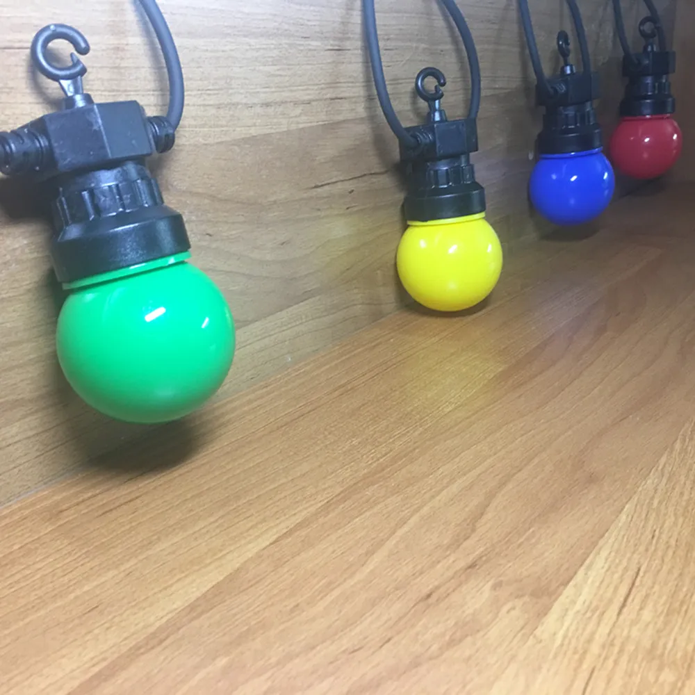  VNL IP65 LED Globe G50 Multicolor Bulb String Connectable Outdoor Colorful String Lights For Weddin - 32968801273