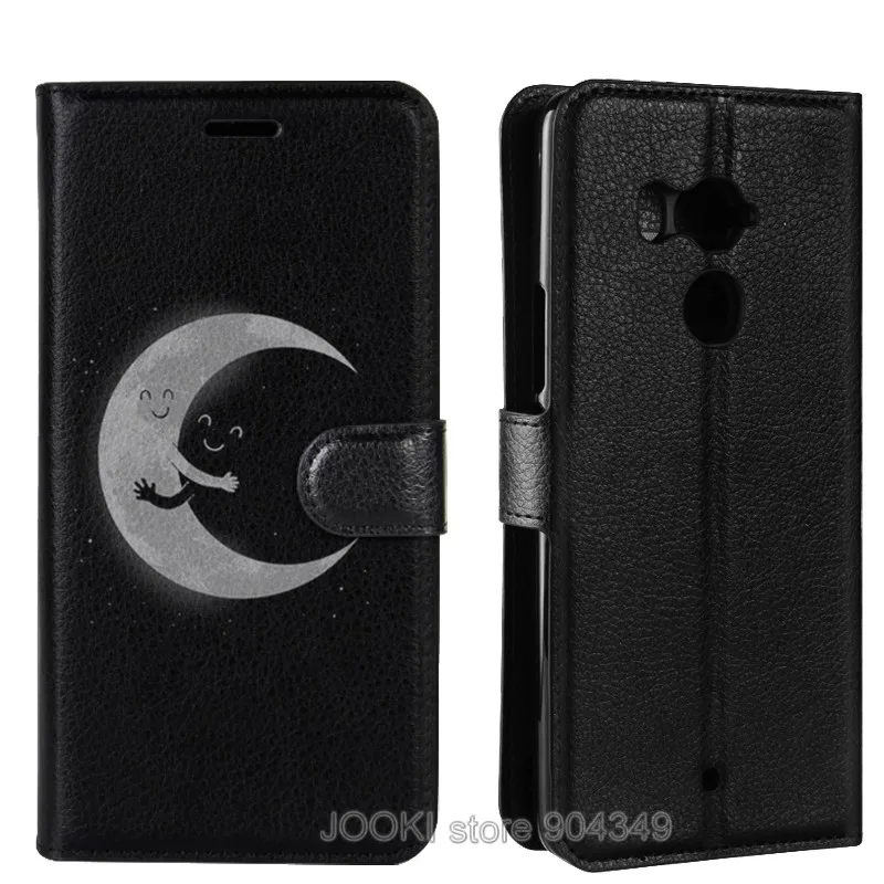 1 piece PU Case JOOKI/Модный черный кожаный чехол-кошелек из искусственной кожи, для HTC u11 Plus, чехлы для мобильных телефонов, флип-чехол с подставкой, чехол с держателем U11plus - Цвет: 1 piece PU Case