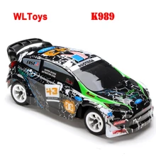 WLtoys K989 1/28 высокоскоростной 4CH 4WD 2,4 ГГц матовый RC ралли автомобиль RTR